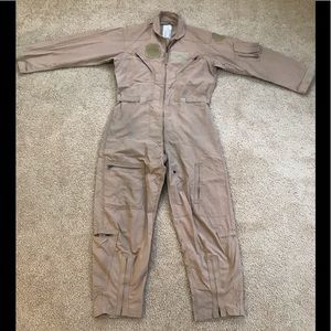 Military Tan Flight Suit
